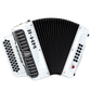 Hohner Anacleto WhiteHawk 5 Switch FBE Accordion - WH2