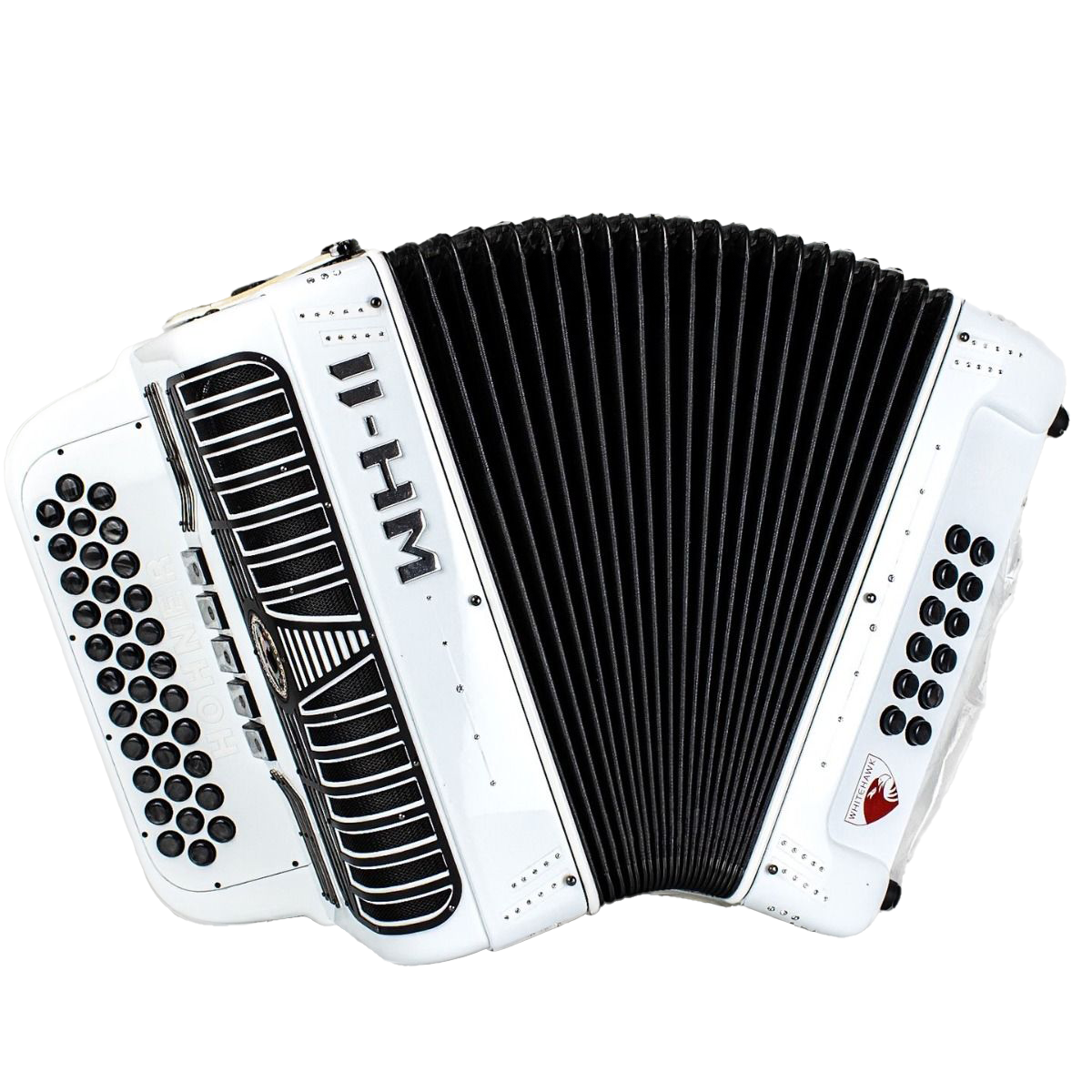 Hohner Anacleto WhiteHawk 5 Switch FBE Accordion - WH2