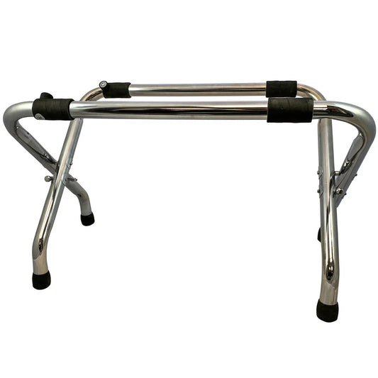 Tambora Stand Herch – Elegant Metallic Chrome Finish