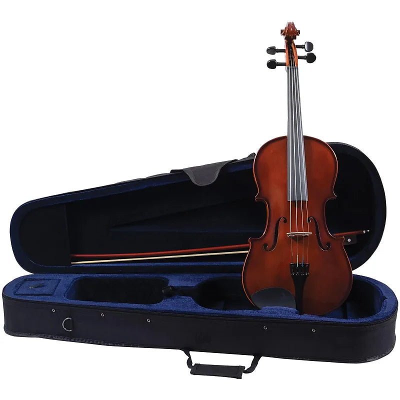 Palatino Allegro VA-450 Hand Carved Viola Outfit With Case & Bow, 13" Size