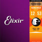 Elixir Strings 16052 Nanoweb Phosphor Bronze Acoustic Guitar Strings .012-.053 Light