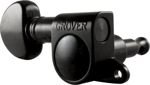 Grover 205BC12 Black Chrome Tuners (Mini Rotomatic | 12 String)