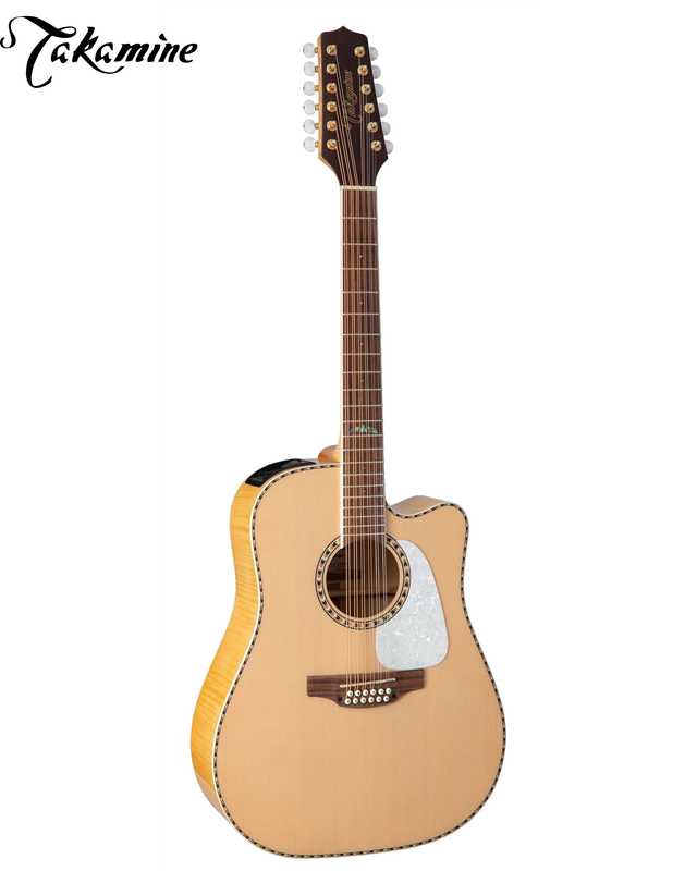 Takamine GD74CE-12U NAT, 12-String Acoustic-Electric Guitar - Natural