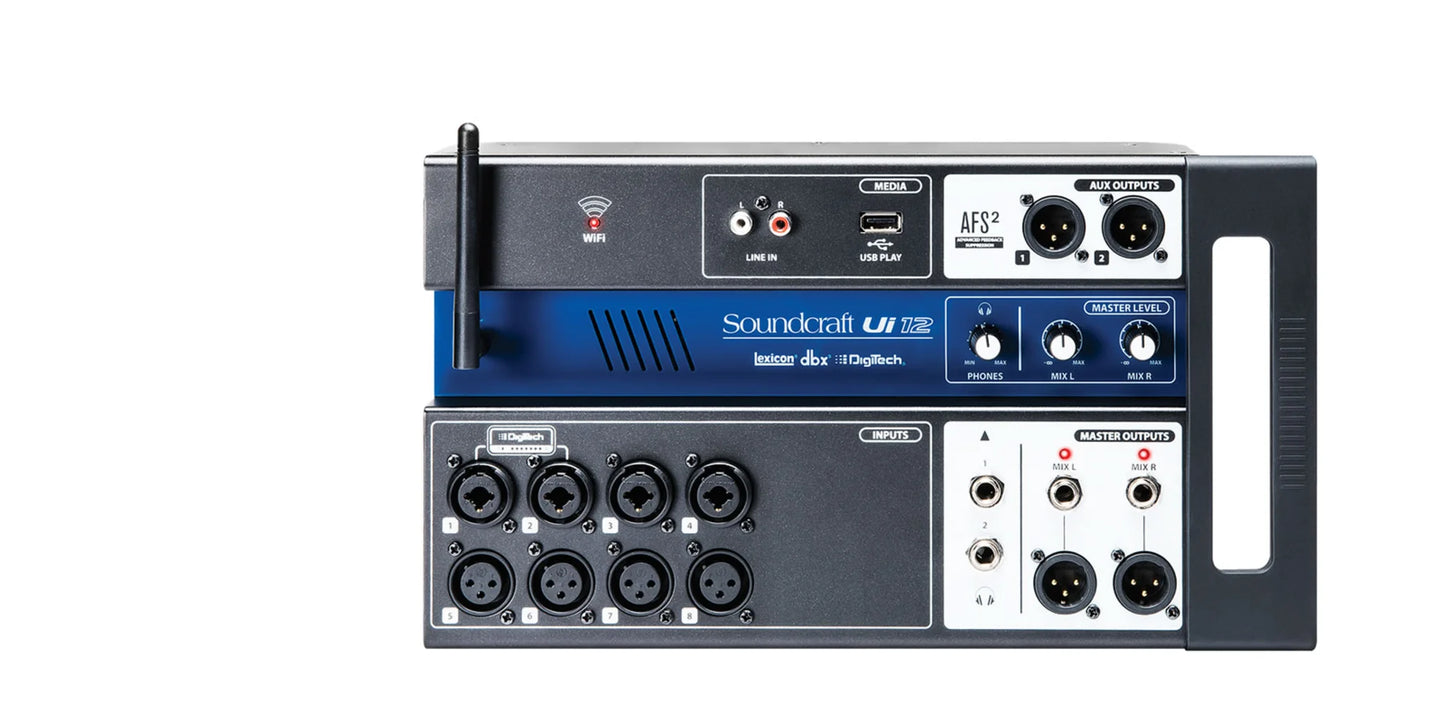 Soundcraft Ui12 12-channel Remote-controlled Digital Mixer