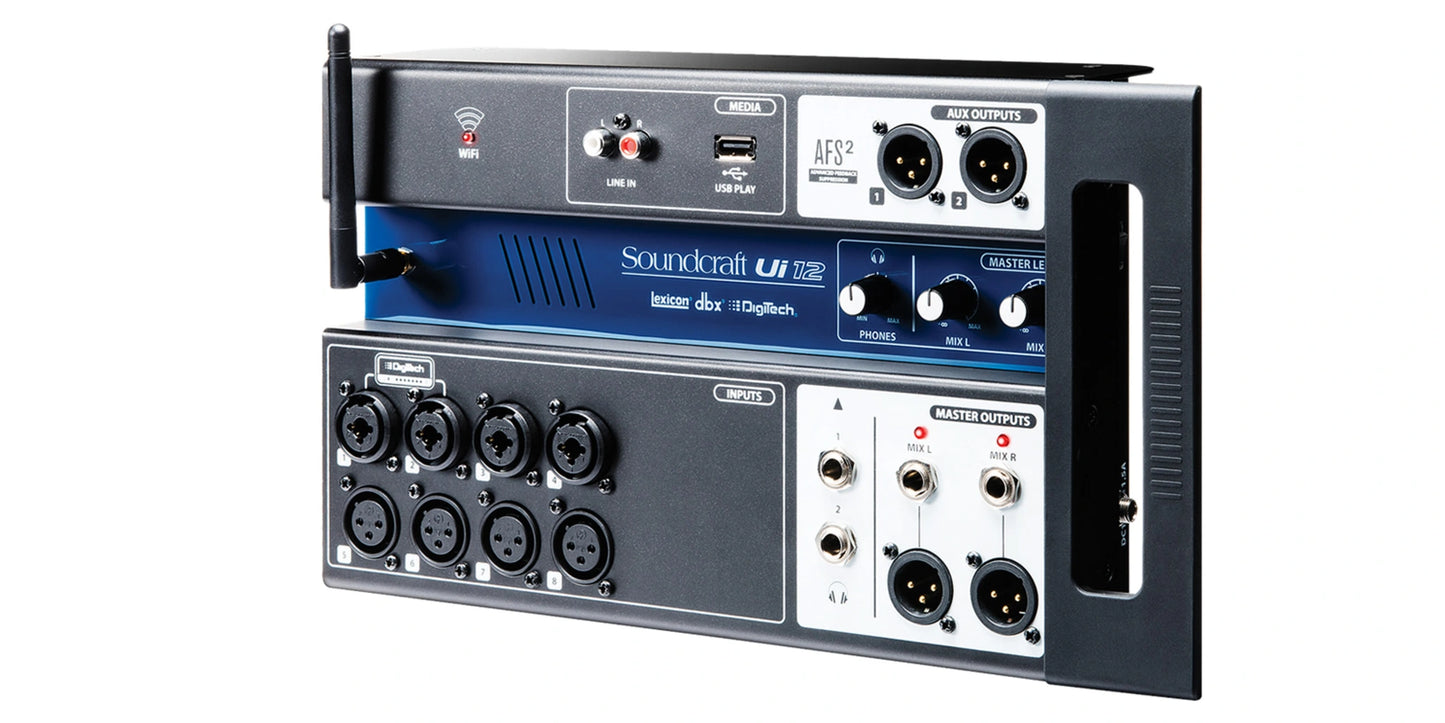 Soundcraft Ui12 12-channel Remote-controlled Digital Mixer