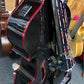 Handcrafted Tololoche Black Glossy & Red Outline (Double Bass) Pickup Installed