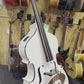 Handcrafted Tololoche White Glossy (Double Bass) Pickup Installed