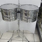 Herch Timbales 15" & 16" Silver Steel