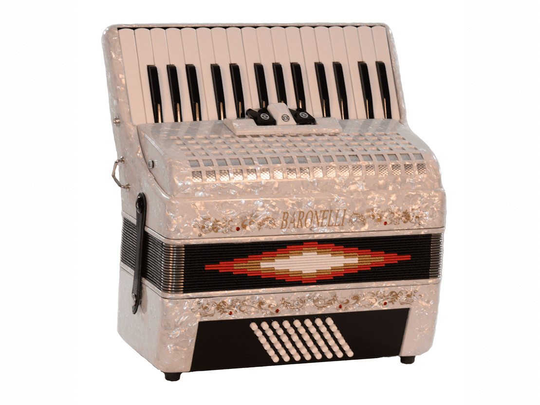 Accordion with piano deals keys