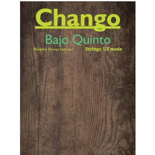 Chango Bajo Quinto Strings Bronze Loop End
