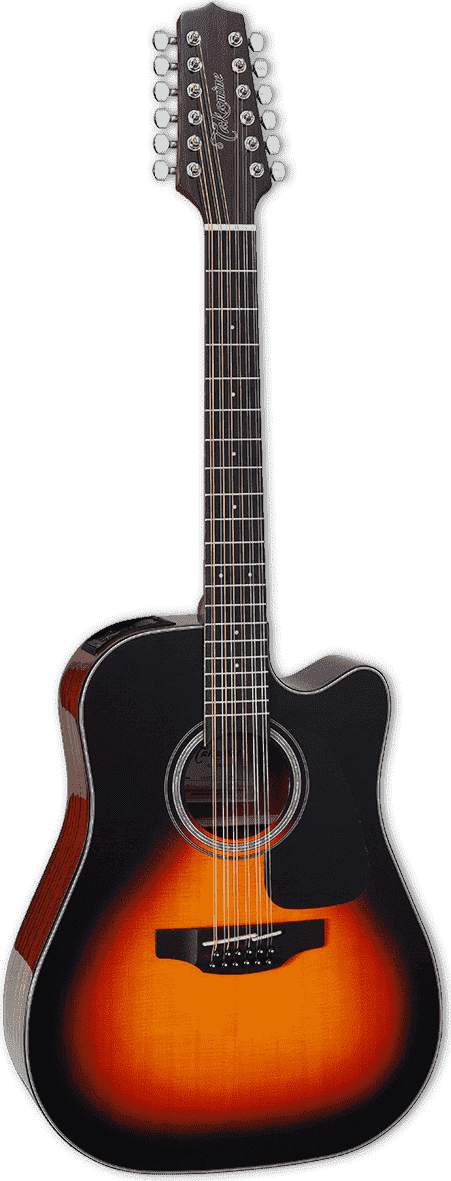 Takamine GD30CE-12, 12-String Acoustic-Electric Guitar - Sunburst