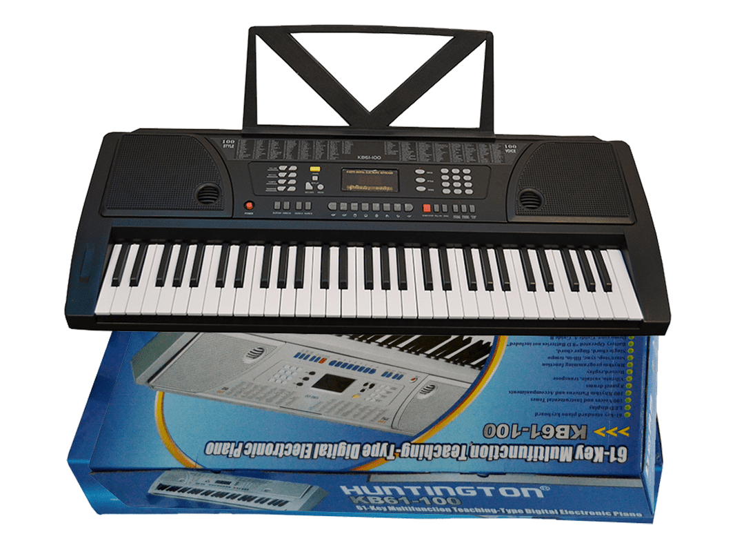 Huntington KB61 61 Key Electric Keyboard Black