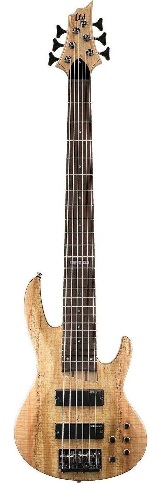 ESP LTD 6-String Electric Bass Natural Satin LB206SMNS
