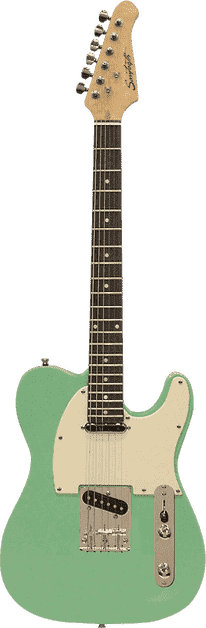 Sawtooth ET Series Electric Guitar Surf Green with Aged White