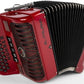 Hohner Anacleto El Italiano III 5 Switch Compact FBE Accordion - RED