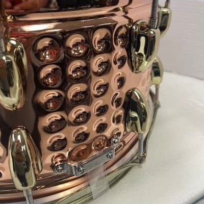 Herch Snare Gold Chrome Hand Hammered