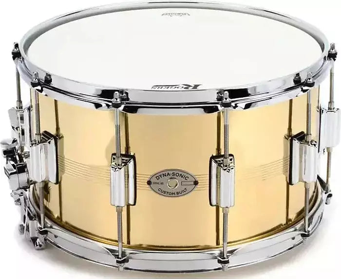 Rogers Drums Dyna-sonic Brass Snare Drum - 8 x 14 inch